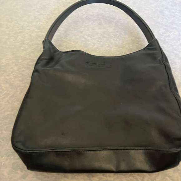 Prada Black Leather Shoulder Bag